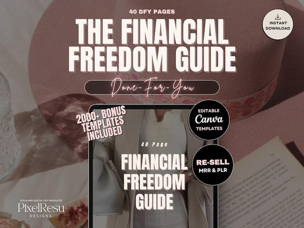 MRR PLR Financial Freedom Ebook Guide, Ebook