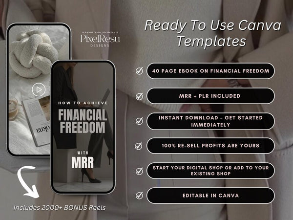 MRR PLR Financial Freedom Ebook Guide, Ebook